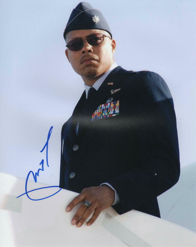 TERRENCE HOWARD SIGNED AUTOGRAPH 8X10 Photo Poster painting - HUSTLE & FLOW, CRASH, EMPIRE STUD