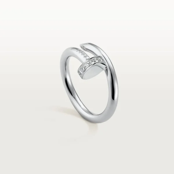 Just a Clou ring, white gold, diamonds