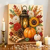 Happy Thanksgiving Day DIY 5D Diamond Painting Kit with Frame 25x25cm