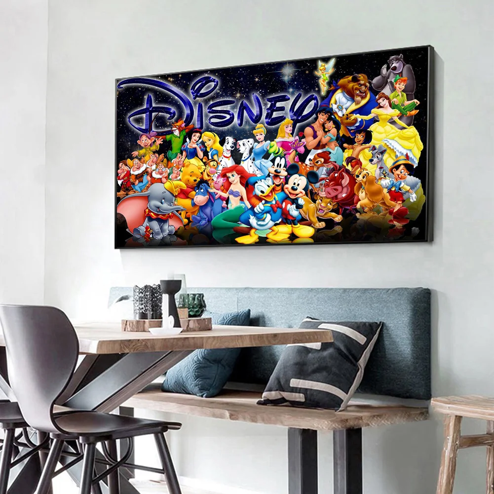 Diamond Painting - Full Round Drill - Disney Characters(75*45cm)