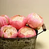 10 Pack | 3" Coral Artificial Silk DIY Craft Peony Flower Heads
