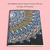 DIY Mandala Special Shaped Diamond Painting 60 Sheets Students A5 Notebook