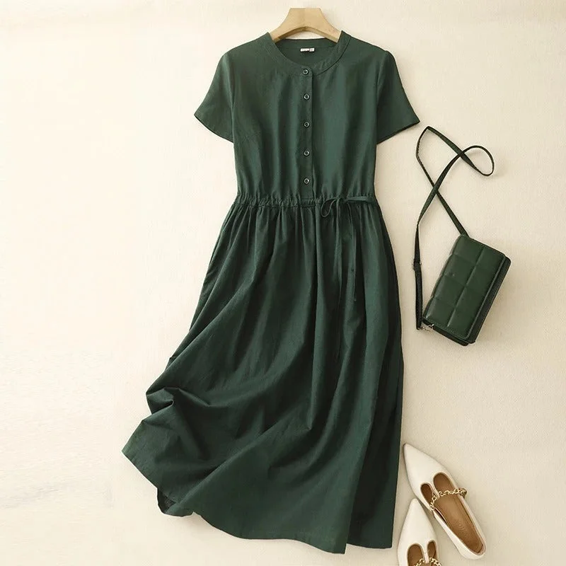 LINEN DRESS