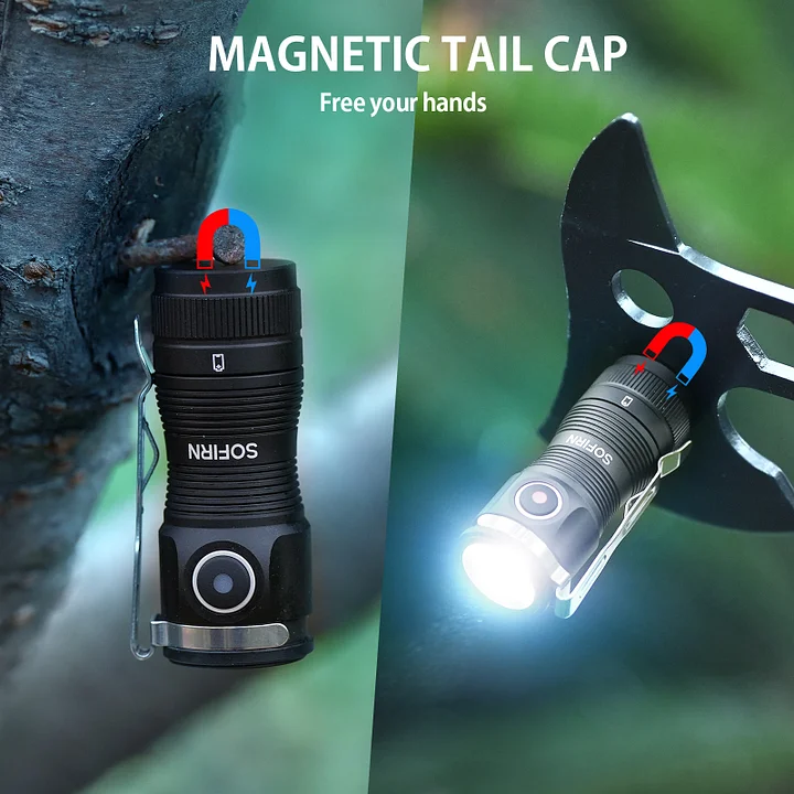 Sofirn SC13A Small LED Keychain EDC Flashlight with Anduril UI
