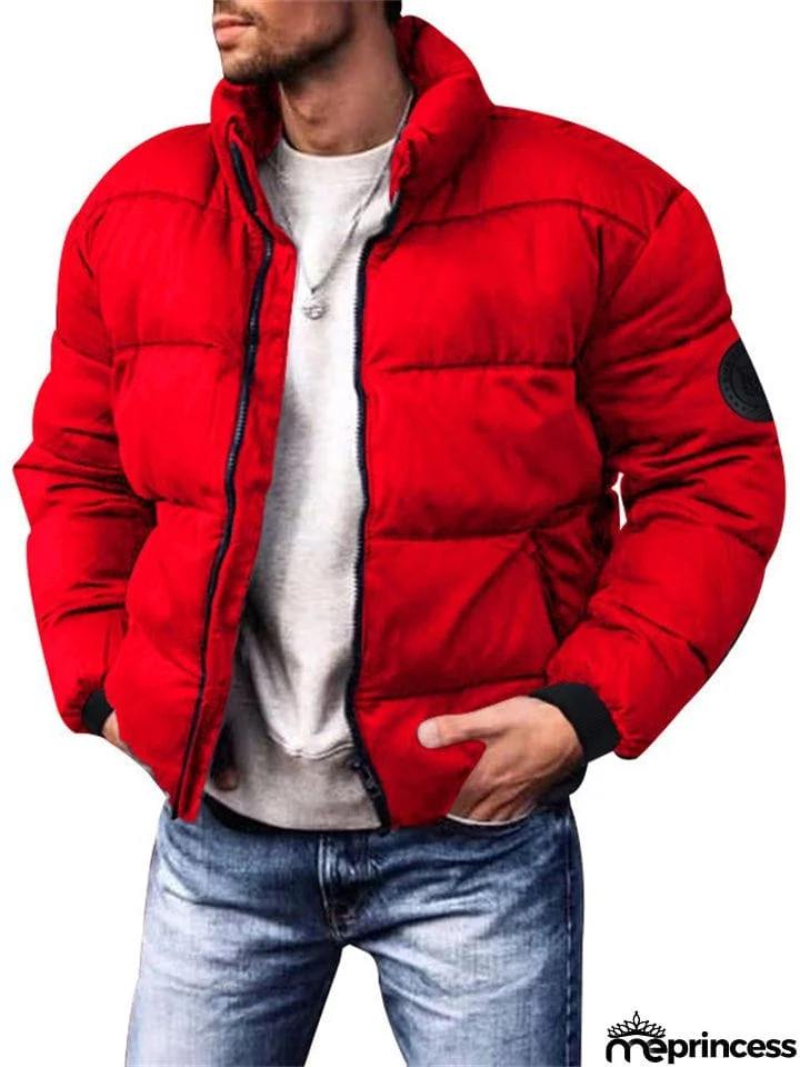 Winter Thickening Down Cotton Coats for Men