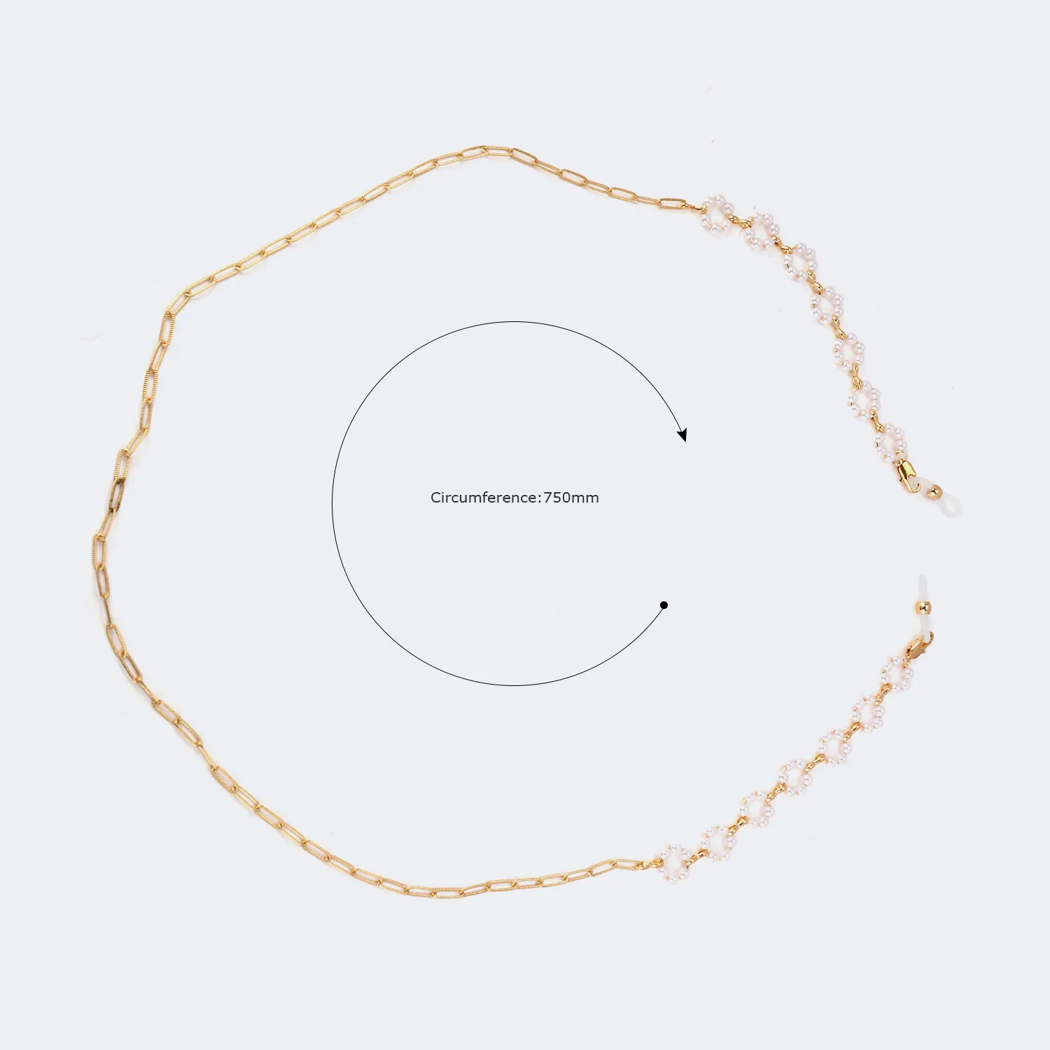 Kanga Gold Brillenkette Gold