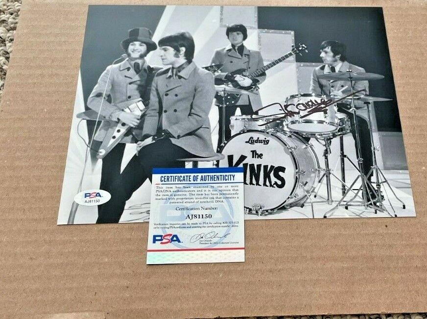 MICK AVORY SIGNED THE KINKS DRUMMER 8X10 Photo Poster painting PSA/DNA CERTIFIED #2