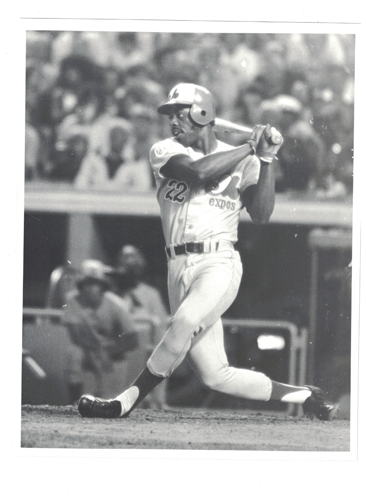 Ellis Valentine Montreal Expos 8x10 Vintage Baseball Photo Poster painting RH2