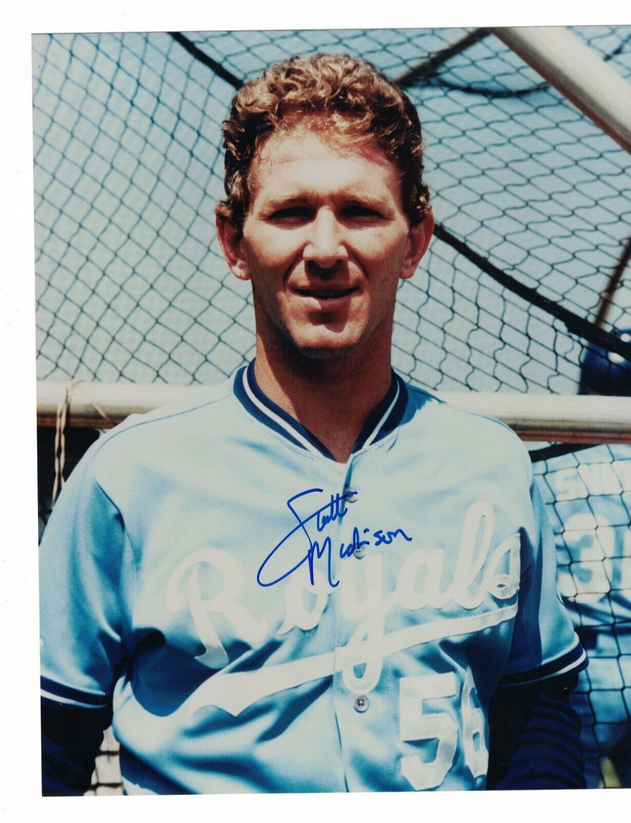 Scott Madison Kansas City Royals Signed 8x10 Photo Poster painting W/Our COA LML147