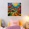Colorful House - 14CT Counted Cross Stitch - 40*40cm