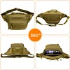 Taktische G&uuml;rteltasche Sport H&uuml;fttasche Molle Bauchtasche Wasserabweisend mit Rei&szlig;verschluss f&uuml;r Outdoor Laufen Reise Wandern Radfahren Camping Klettern