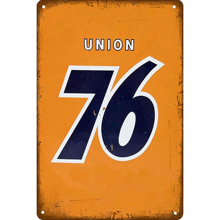 Union 76 Oil - Vintage Tin Signs/Wooden Signs - 7.9x11.8in & 11.8x15.7in
