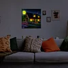 Full Round Drill Framed Light Up Diamond Painting Kits, LED Glowing Wall Art Decor for Home Bedroom Holiday Gifts