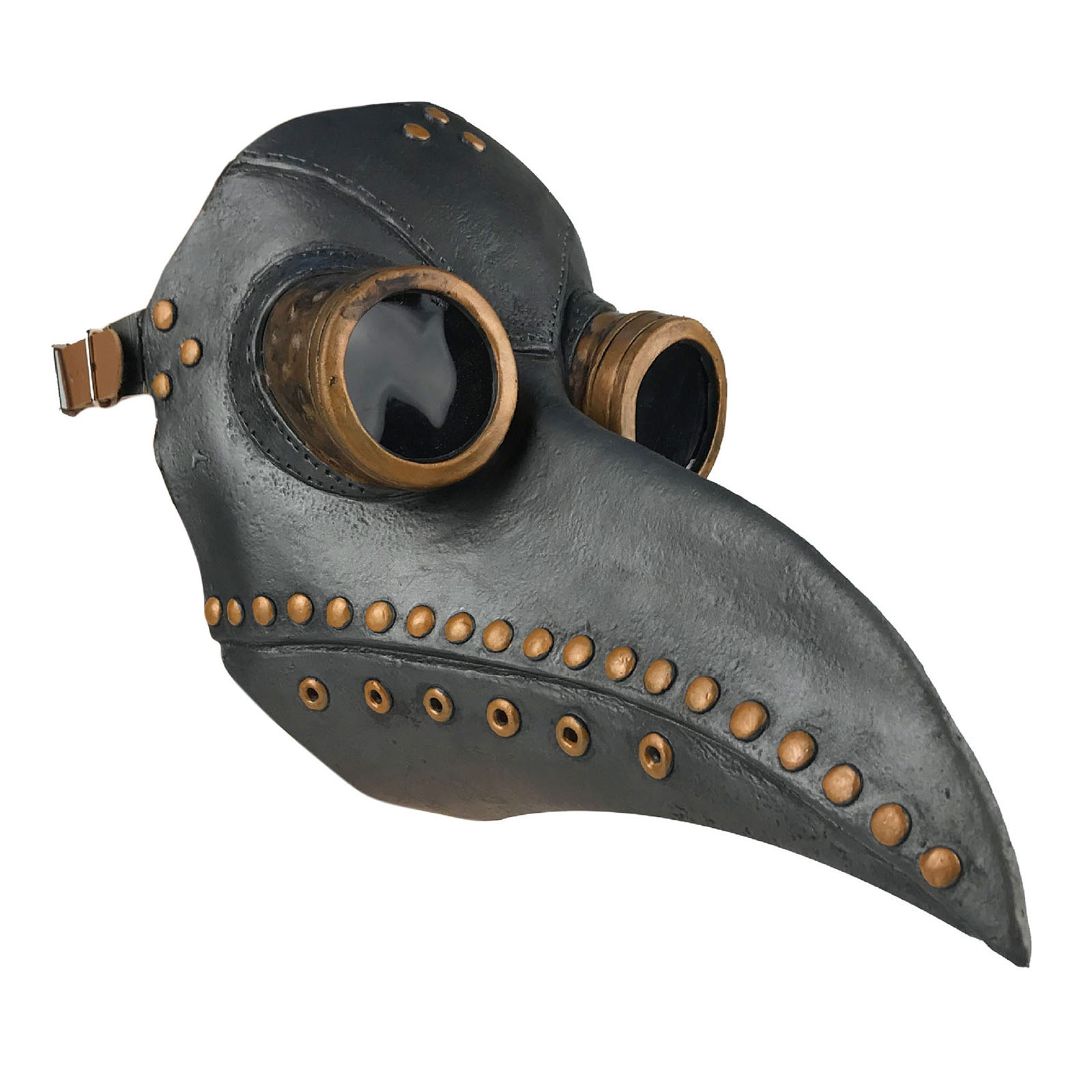 Doctor Birds Mask-Latex Long Nose Beak Cosplay Steampunk Halloween Mask (A)