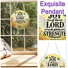 Diamond Painting Acrylic Single-Sided Drill Angel Bible Verse Sign Pendant for Home Decor