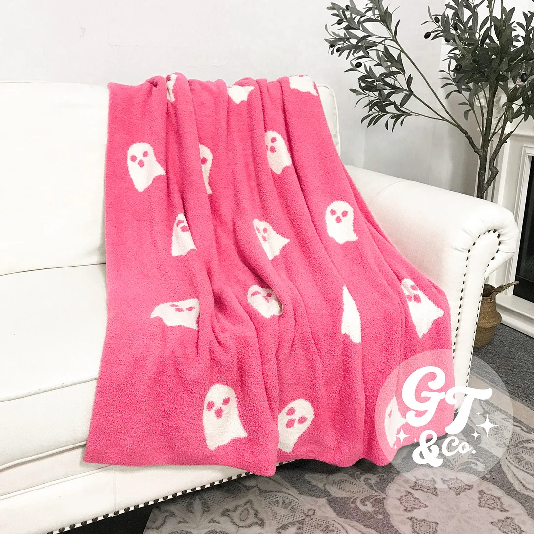 Viral Pink Ghost Blanket as seen on homegoods