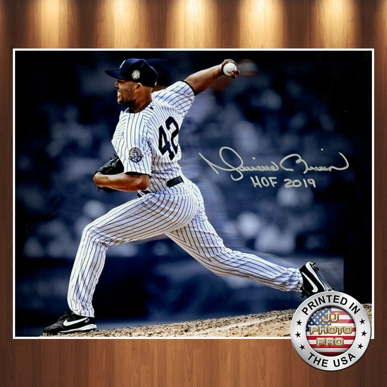 Mariano Rivera Autographed Signed 8x10 Photo Poster painting (HOF Yankees) REPRINT