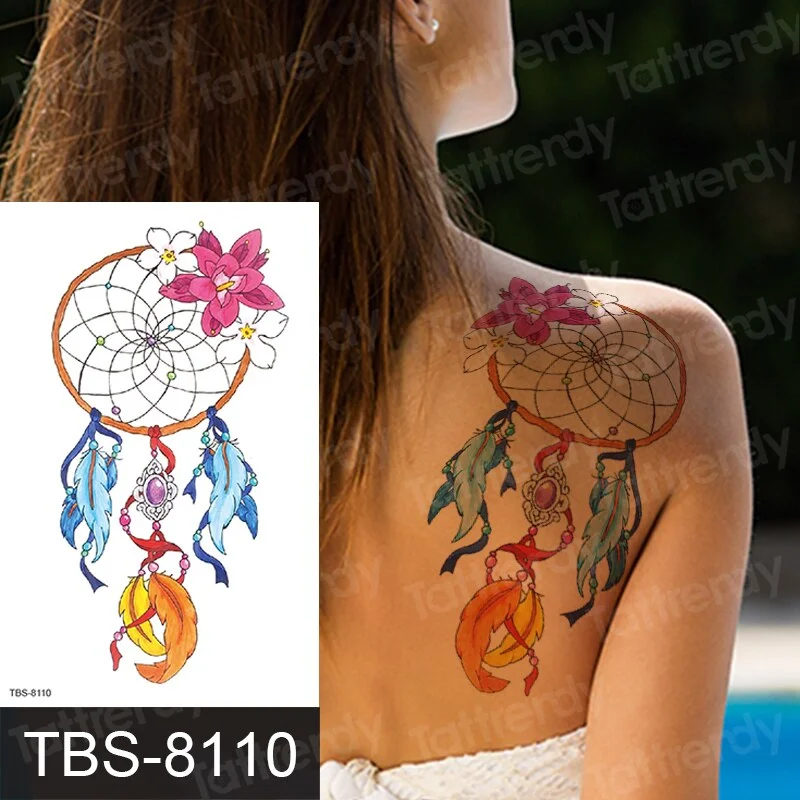 temporary tattoo phoenix dragon cats animals sexy tatoo for women girls arm shoulder tattoo sleeve back body art water transfer