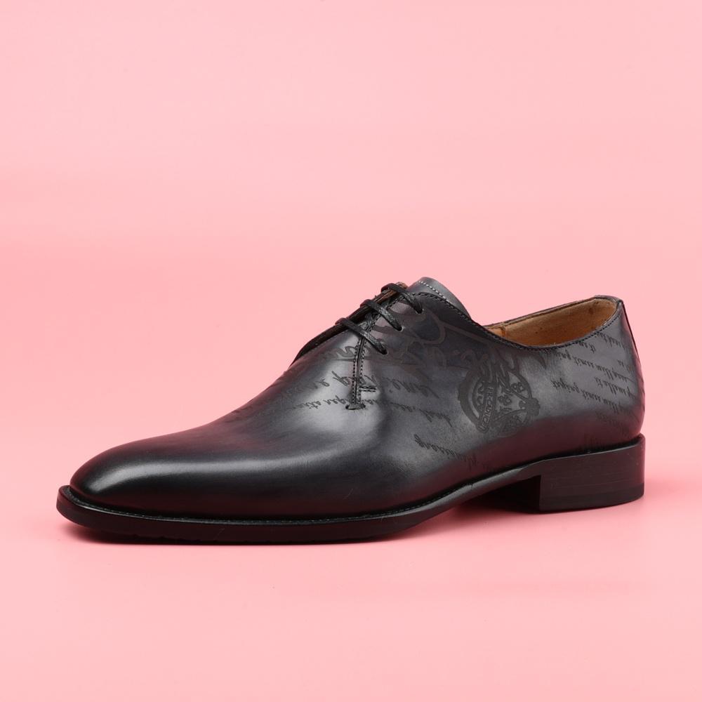 VCSHOES Leather Shoes Men's Leather Man Retro Vintage Office Dress Dance Shoes Loafers Plus Size Flats Oxfords