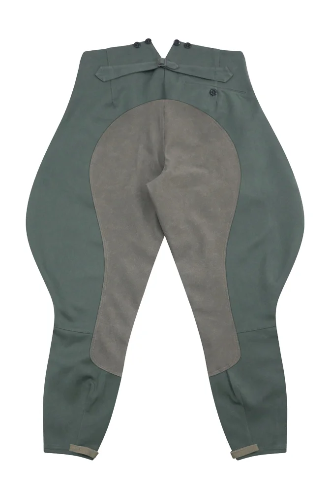   Elite German Officer Fieldgrey Gabardine Riding Breeches German-Uniform