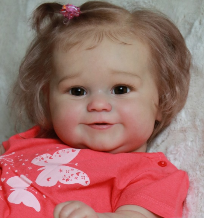 22"  Braxton Realistisch Reborn Baby Mädchen Puppe ( mit Stimm- und Herzmodul) - RSDP-Rebornbabypuppen-Rebornbabypuppen.de®