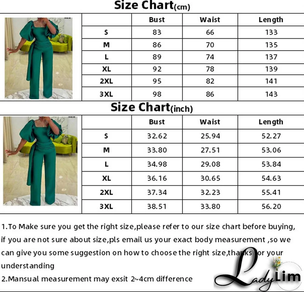 Women's Summer High Waist Chic Plus Size Jumpsuit