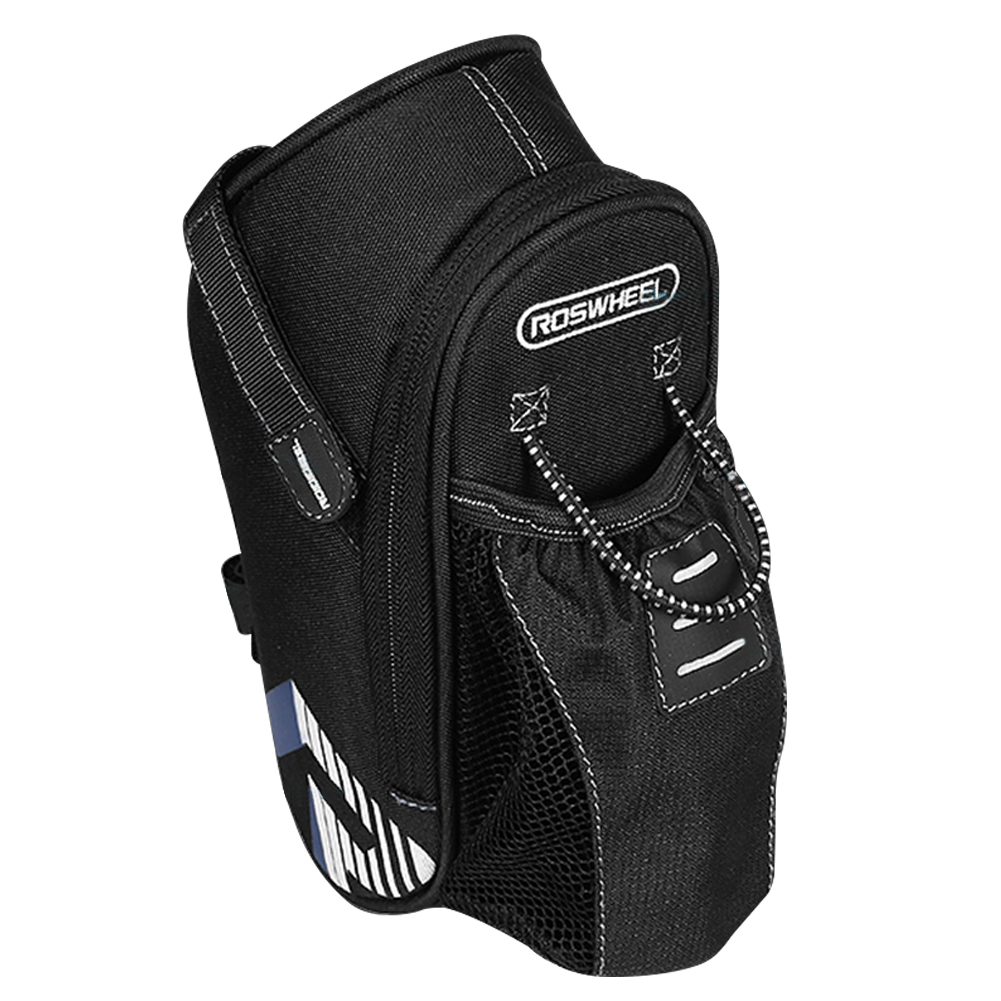 

ROSWHEEL 1.8L Bike Saddle Bags Bicycle Seat Cushion Kettle Carry Tail Pouch, 501 Original