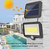 COB 100LED Solar Lamp Motion Sensor Waterproof Outdoor Path Night Lighting