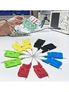 10pcs SDK08 Test Clamp 40V Multifunctional Test Mini Clip for Electrical Testing