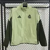 2025/2026 Real Madrid Windbreaker Grass Green Football Shirt 1:1 Thai Qualityy