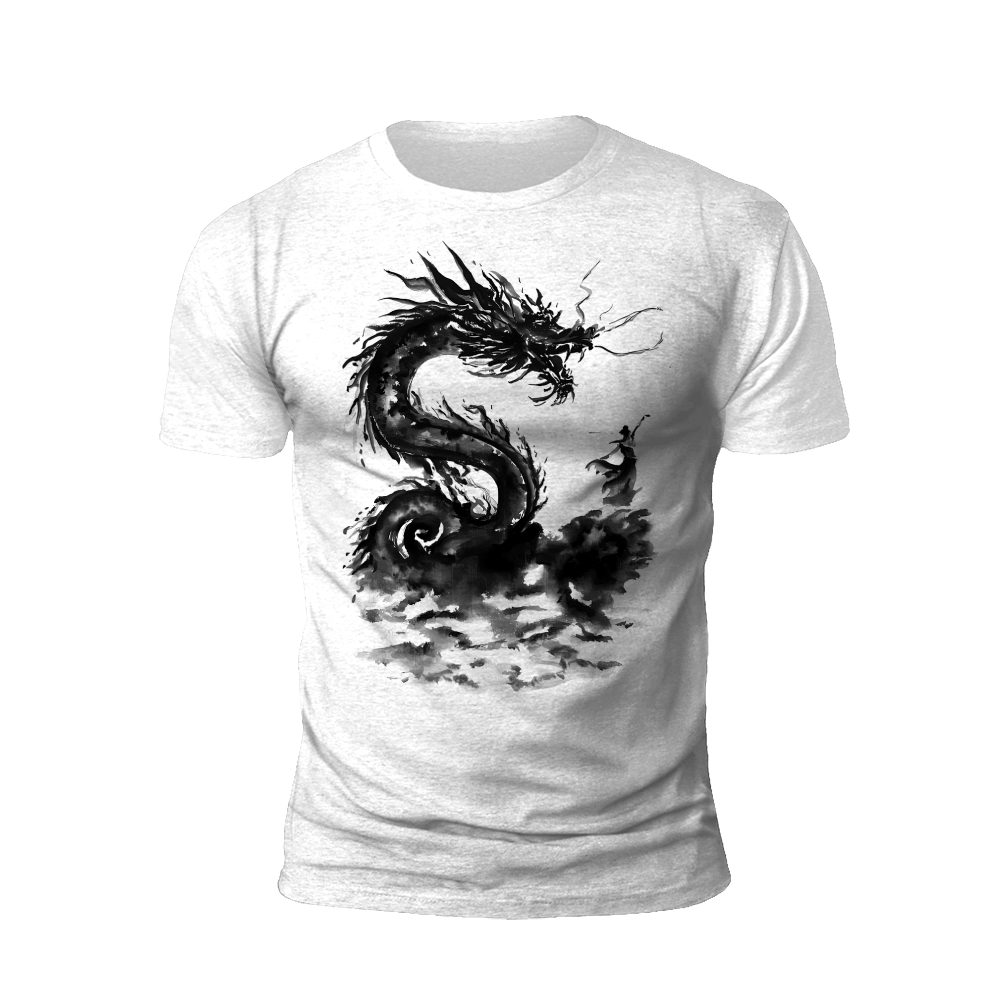 Ink Dragon Dance: Mythical Art T-Shirt