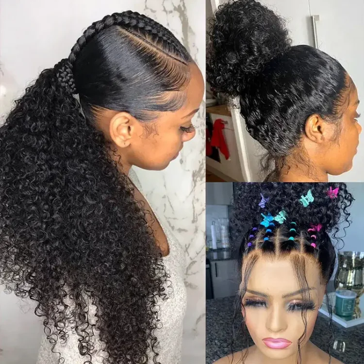 Kinky Curly Invisi-Strap Snug Fit HD Lace 360 Frontal Wig Kinky Curly Invisi-Strap Snug Fit HD Lace 360 Frontal Wig