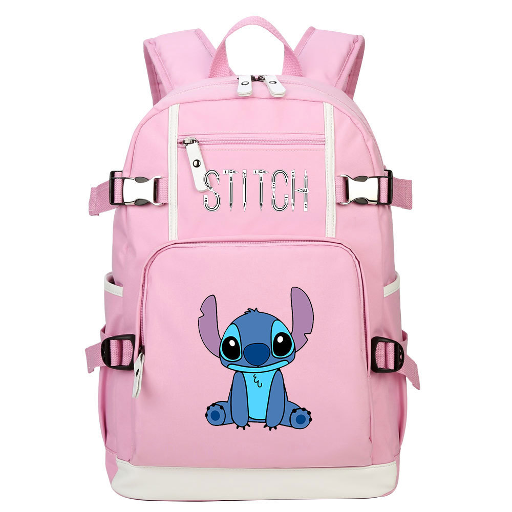 Lilo & Stitch Backpack with 15-Inch Laptop Compartment and Multiple Pockets - Perfect for Kids and Fans!-Mayoulove