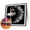 Daisy Flower Ballerina - Round Drill Diamond Painting - 40*40CM