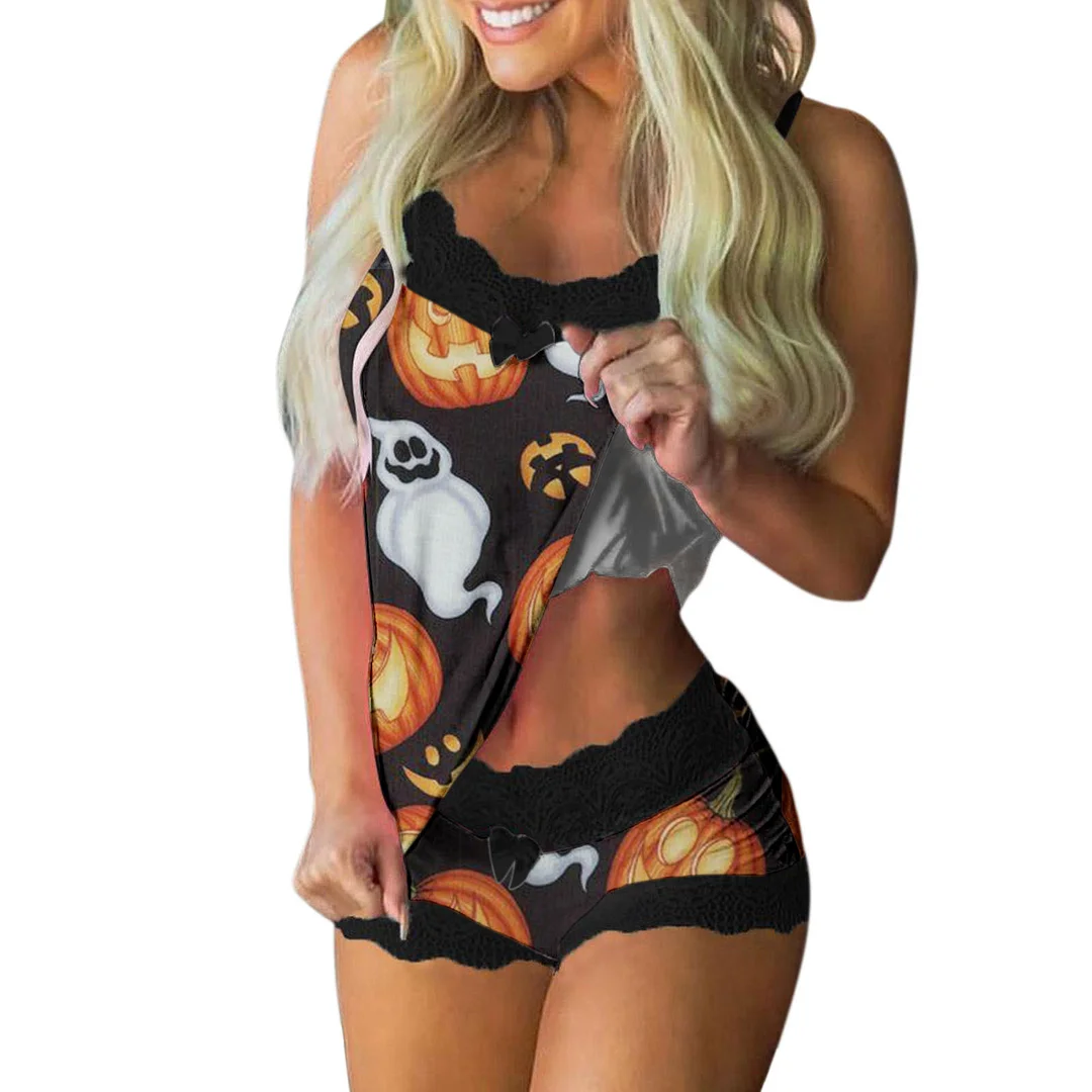 Halloween Two Piece Set Sexy Suspender Rosetoy Official