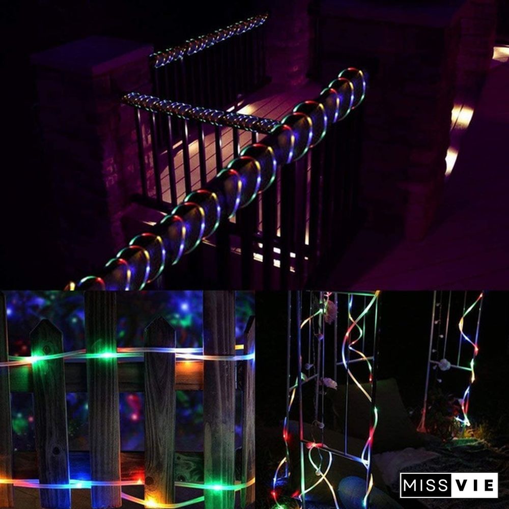 100LED Rope Lights Outdoor, Multi Colored Indoor String Lights with Remote, 8 Modes, Waterproof, 33ft 100LED 50LED USB Powered Fairy Lights for Bedroom, Garden, Patio, Kids Room, Deck, Christmas Decoration