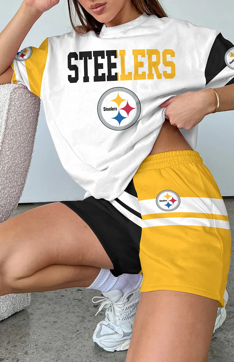 Pittsburgh Steelers  Limited Edition Top And Shorts Two-Piece Suits