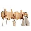 Piano Key Hanger Wall Hanging Porch Wooden Ceative Coat Rack