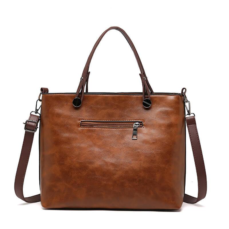 Ladies vintage leather shoulder bag
