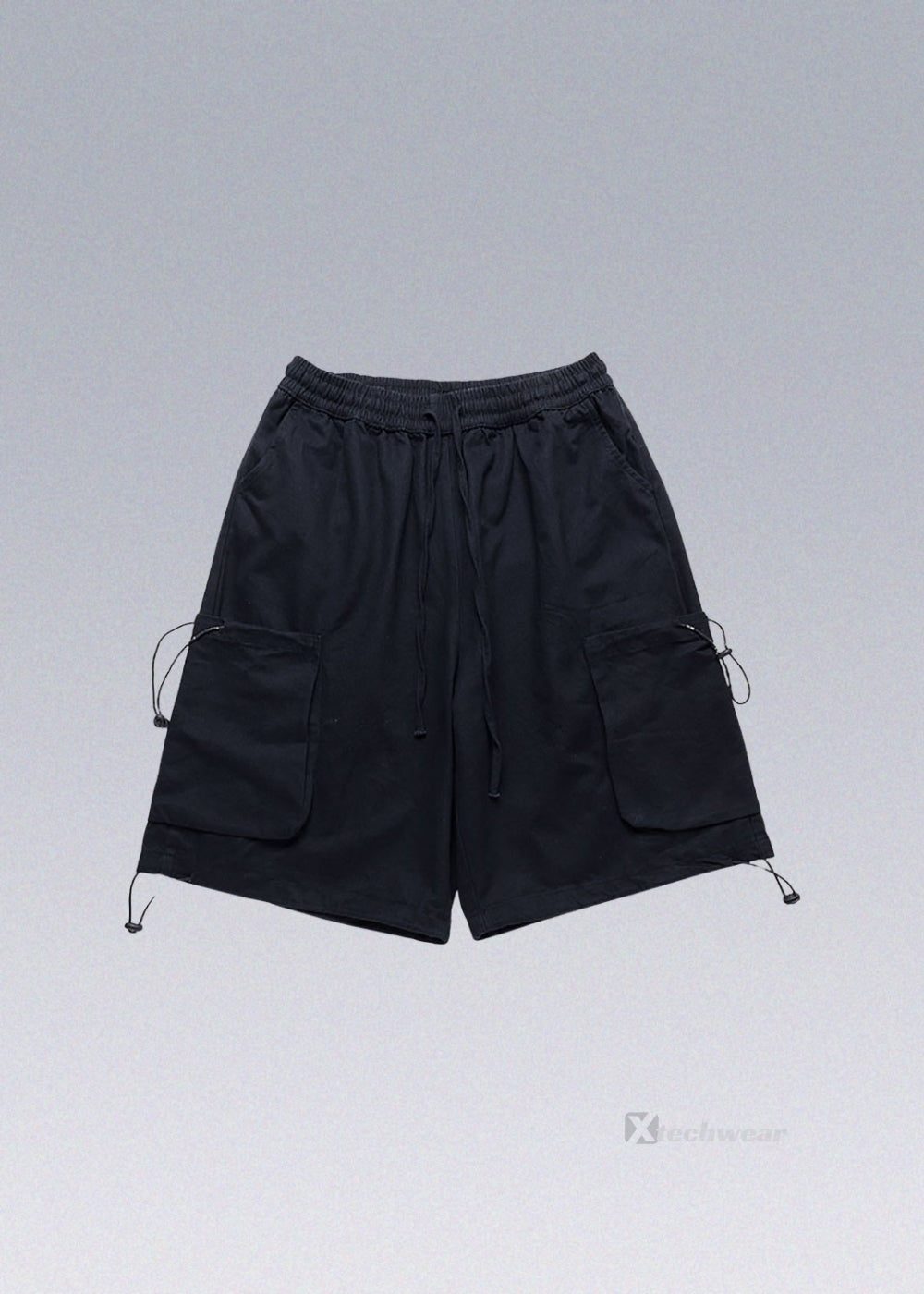 Drawstring Cargo Shorts Techwear - X techwear-x