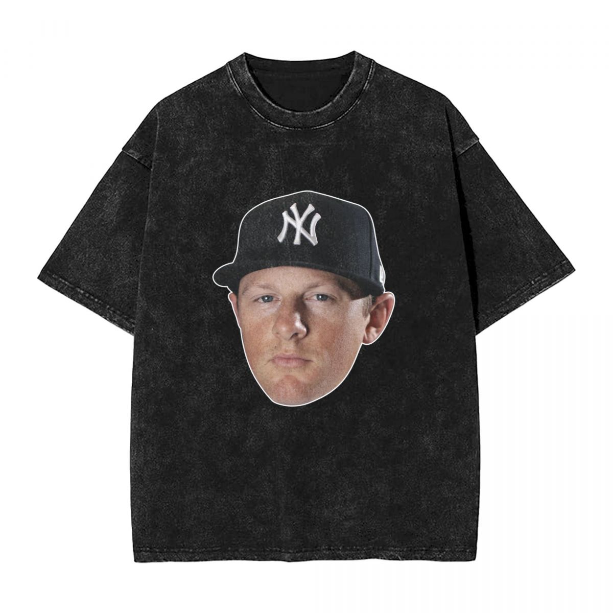 New York Yankees DJ LeMahieu Printed Vintage Men's Oversized T-Shirt