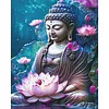 Buddha-11CT Stamped Cross Stitch 40*50cm tapestrymarket