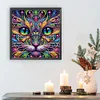 Cat-Peinture sp&eacute;ciale partielle au diamant-30*30cm