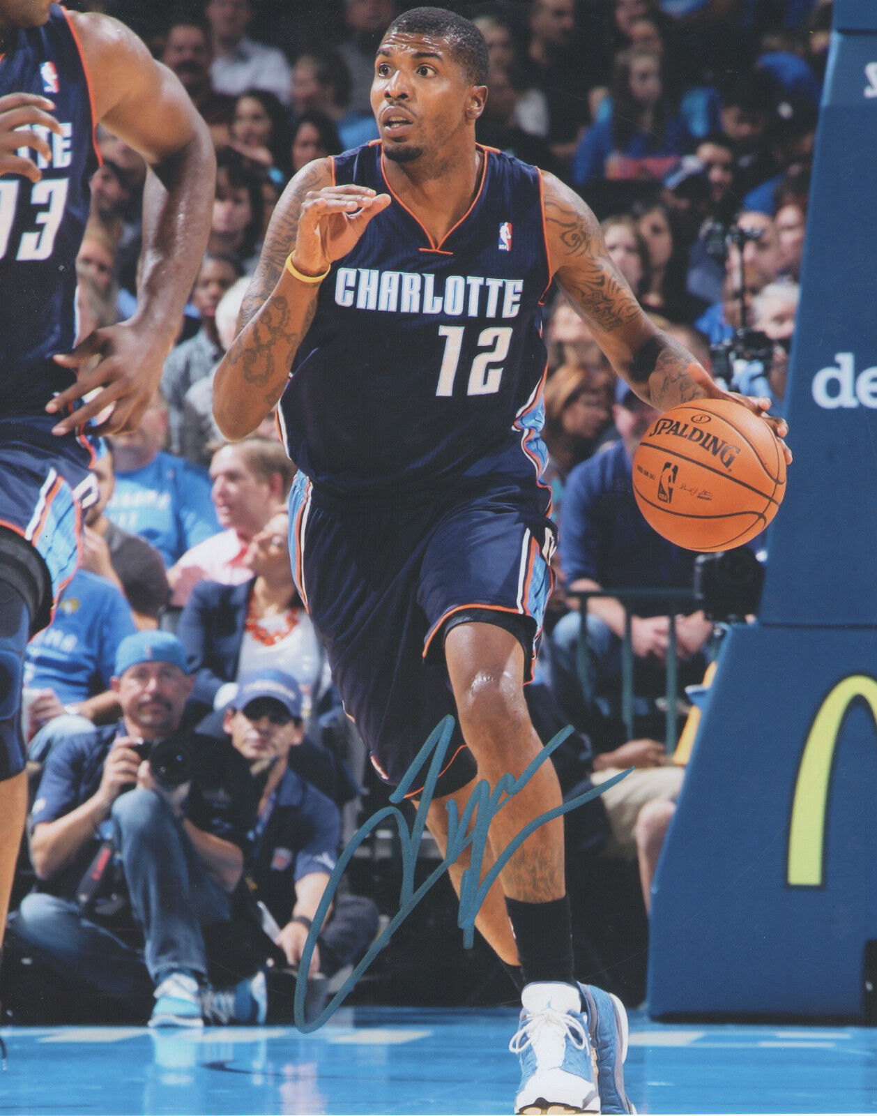 Tyrus Thomas *CHARLOTTE BOBCATS* Signed 8x10 Photo Poster painting T1 COA GFA