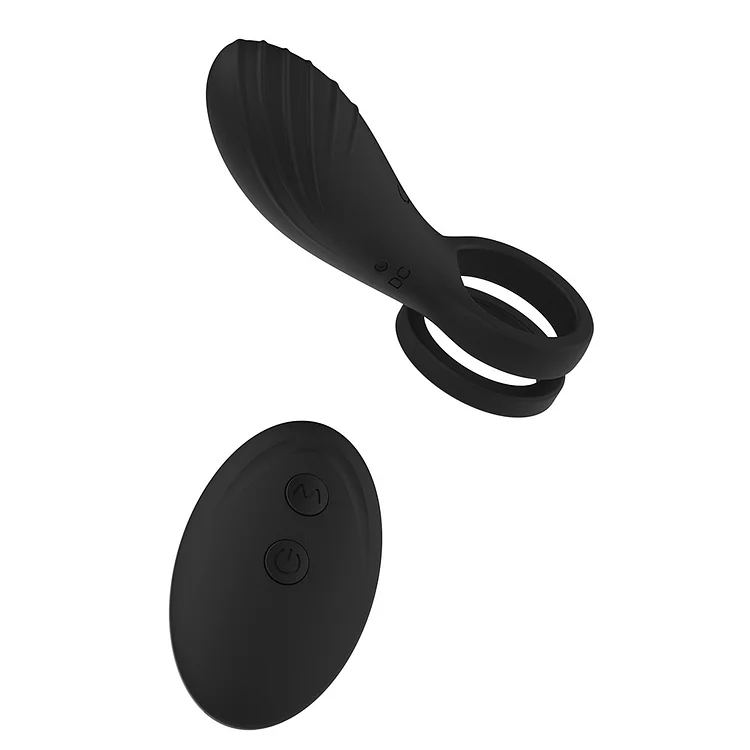 10 Frequency Wireless Remote Control Cock Ring Silicone Double Ring