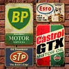 4pcs - Hot Oil Mix - Vintage Metal Signs(8*12Inch)