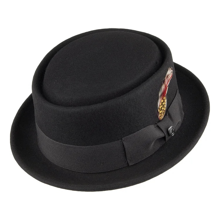 Jaxon & James Crushable Pork Pie Black Wholesale Pack