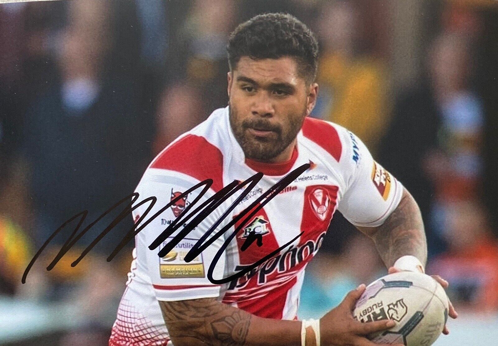 Mose Masoe Genuine Hand Signed 6X4 Photo Poster painting - St Helens