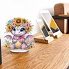 Diamond Painting Acrylic Cartoon Sunflower Dinosaur Table Top Ornament Kits