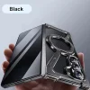 Applicable To Samsung Zfold 6/5 Generation Folding Metal Magnetic Rotation Stand Anti-fall Phone Case